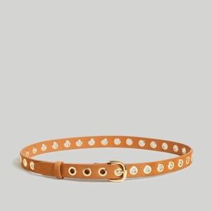 Madewell Grommet-Embellished Suede Belt